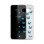 Butterfly Transparent Samsung Phone Case - Limitless Jewellery