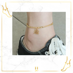 Old English Anklet Bracelet