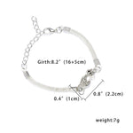Blue Crystal Lucky Bracelet - Limitless Jewellery