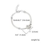 Blue Crystal Lucky Bracelet - Limitless Jewellery