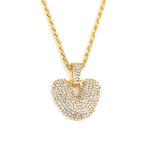 Bubble Pendant Letter Name Necklace - Limitless Jewellery