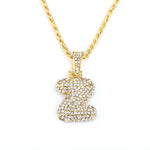 Bubble Pendant Letter Name Necklace - Limitless Jewellery