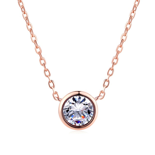 Simply Small Round Pendant Necklace - Limitless Jewellery
