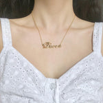 Personalized Crown Necklace - Limitless Jewellery