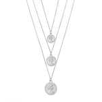 Carved Coin Necklace - Limitless Jewellery