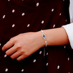 Blue Crystal Lucky Bracelet - Limitless Jewellery