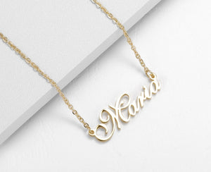 Personalized Classic Cursive Necklace