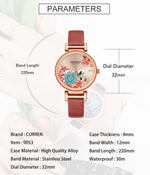 Flower Leather Women Watch - Limitless Jewellery