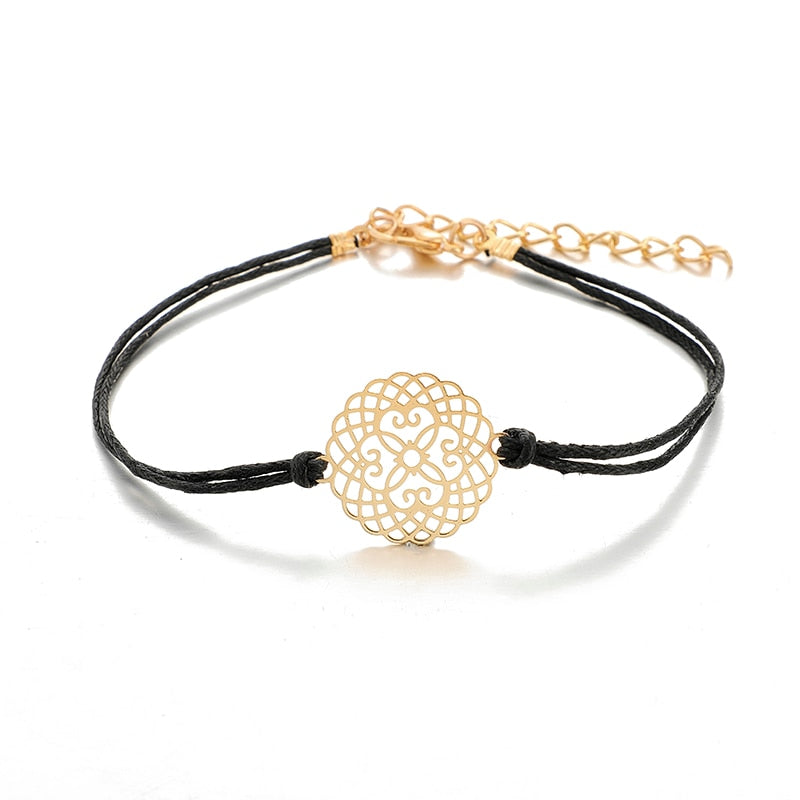 Triangle Round Moon Heart Map Bracelet - Limitless Jewellery