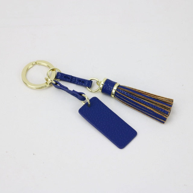 Personalized Tassel Keychain