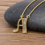 Bling Intial Necklace