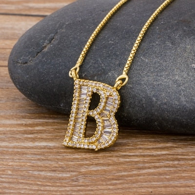 Bling Intial Necklace