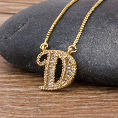 Bling Intial Necklace
