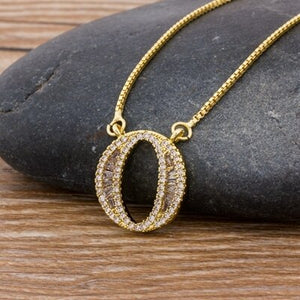 Bling Intial Necklace