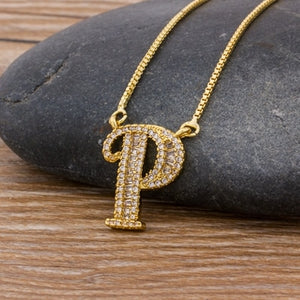 Bling Intial Necklace