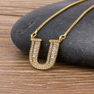 Bling Intial Necklace