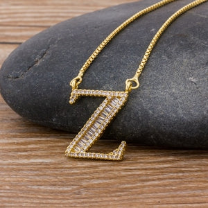 Bling Intial Necklace