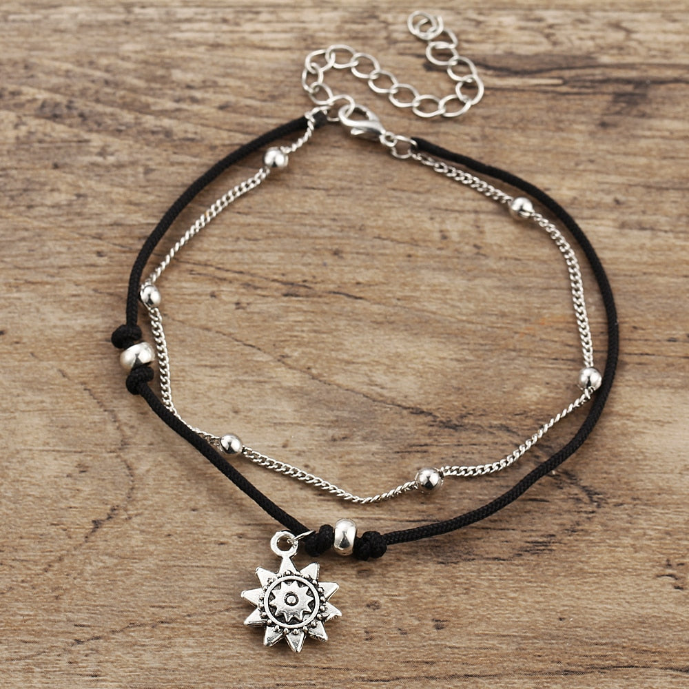 Vintage Star Elephant Anklet