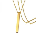Personalized Bar Necklace - Limitless Jewellery