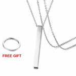 Personalized Bar Necklace - Limitless Jewellery