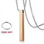 Personalized Bar Necklace - Limitless Jewellery