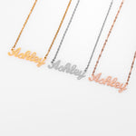 Personalized Frosted Necklace