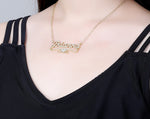 Icy Personalized Heart Necklace - Limitless Jewellery