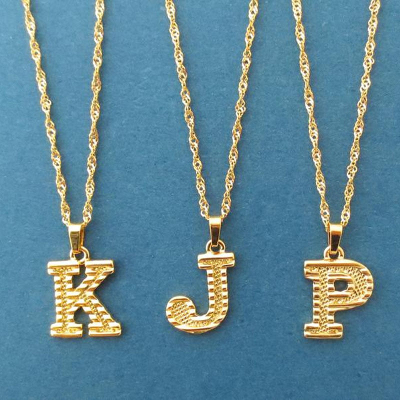 Initial Capital Necklace