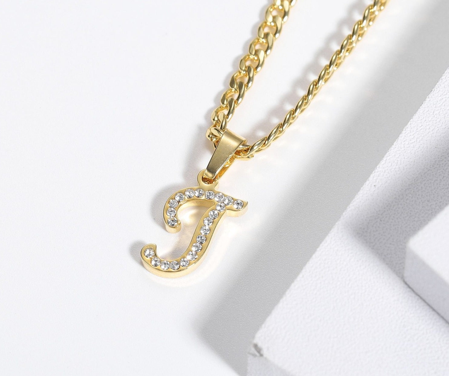 Icy A-Z Initial Necklace - Limitless Jewellery