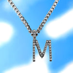 Icy Initial Cuban Necklace