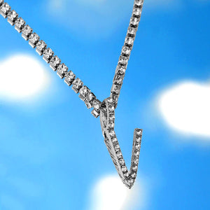 Icy Initial Cuban Necklace