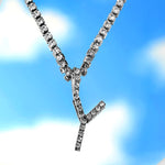 Icy Initial Cuban Necklace