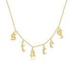 Personalized A-Z Initial Name Necklace - Limitless Jewellery