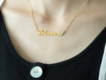 Personalized Iced Out Heart Necklace