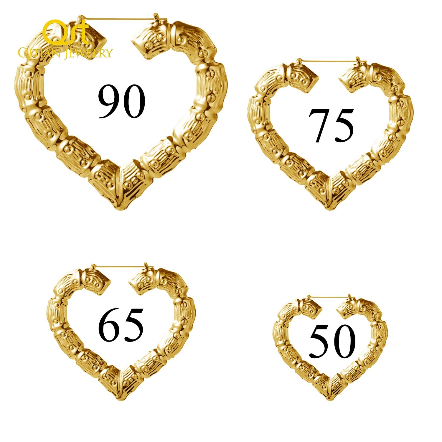Personalized Heart Hoop Earrings - Limitless Jewellery