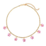 Butterfly Choker Tennis Chain Necklace