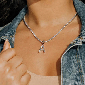 ICED OUT A-Z Necklace