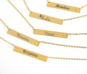 Personalized Blank Necklace