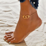 Butterfly Multilayer Anklet Bracelet