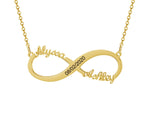 Personalized Date Infinity Necklace