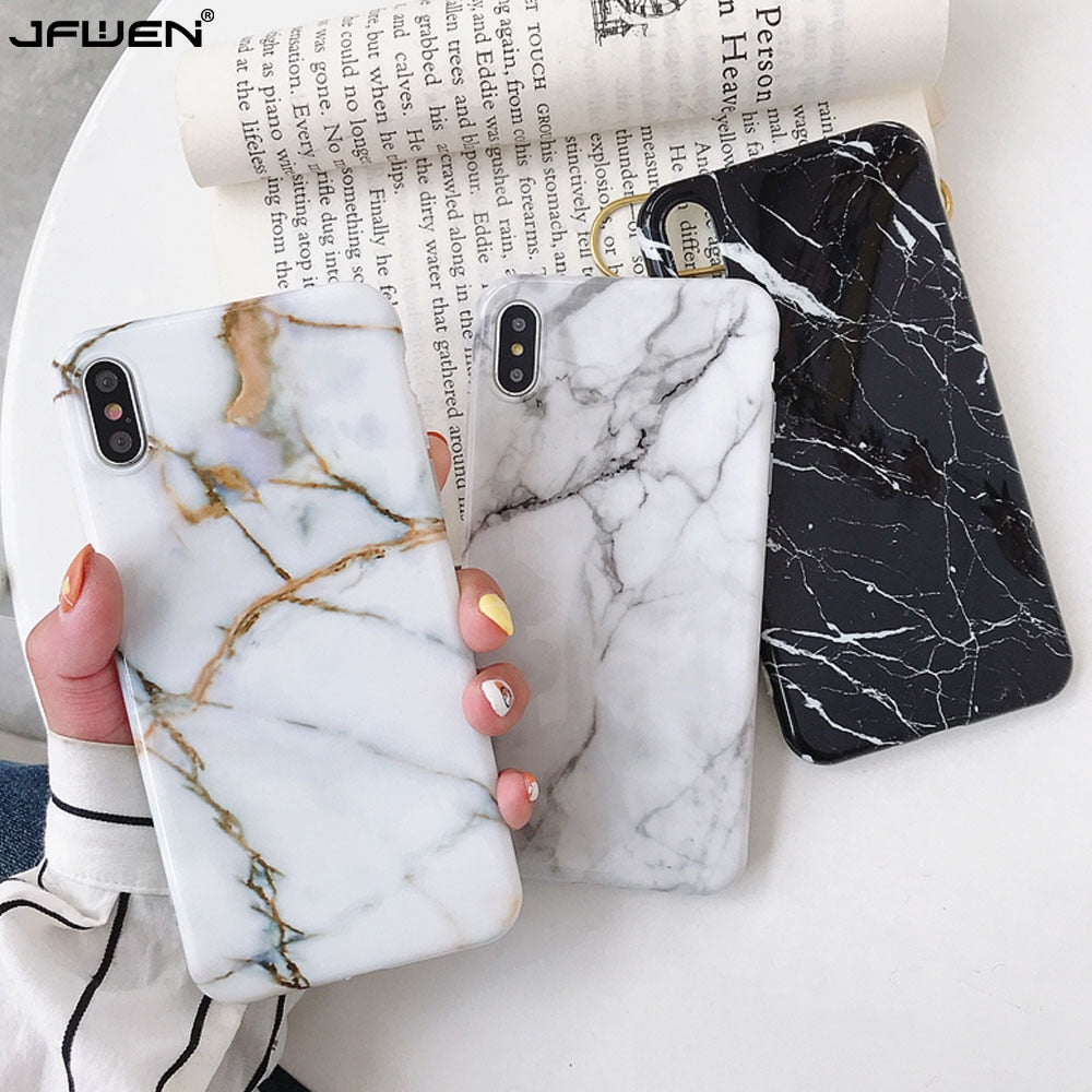 Marble Silicone Phone Case