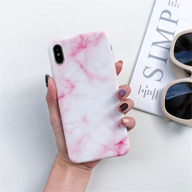 Marble Silicone Phone Case