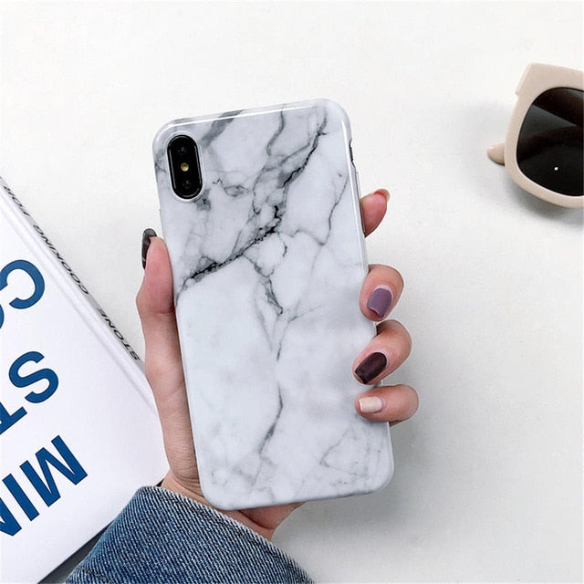 Marble Silicone Phone Case