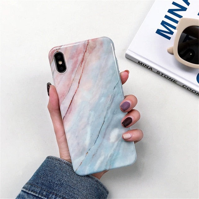 Marble Silicone Phone Case