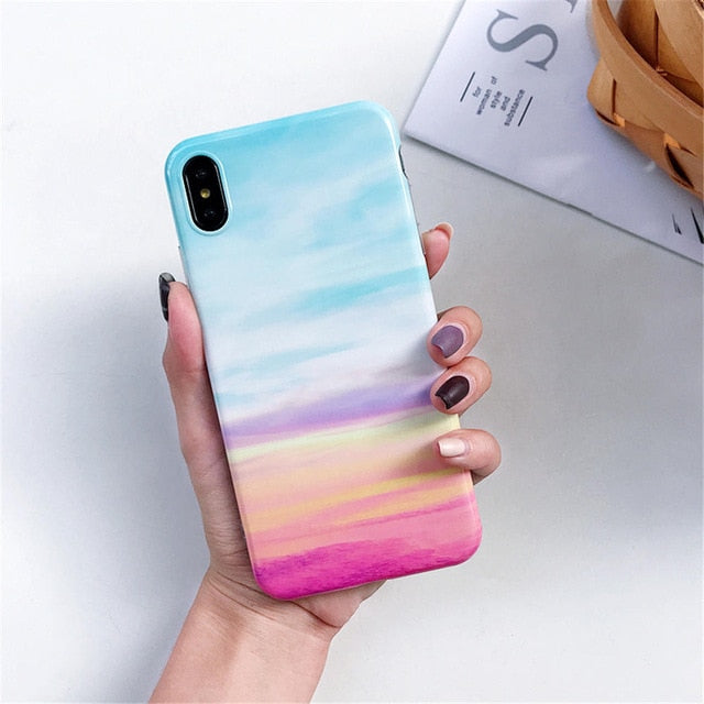 Marble Silicone Phone Case