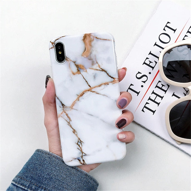 Marble Silicone Phone Case