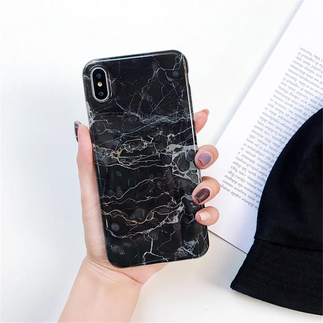 Marble Silicone Phone Case