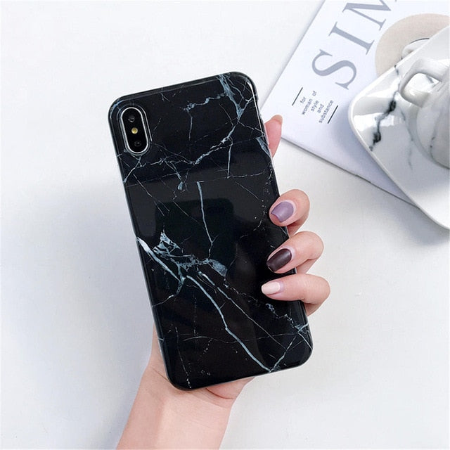 Marble Silicone Phone Case