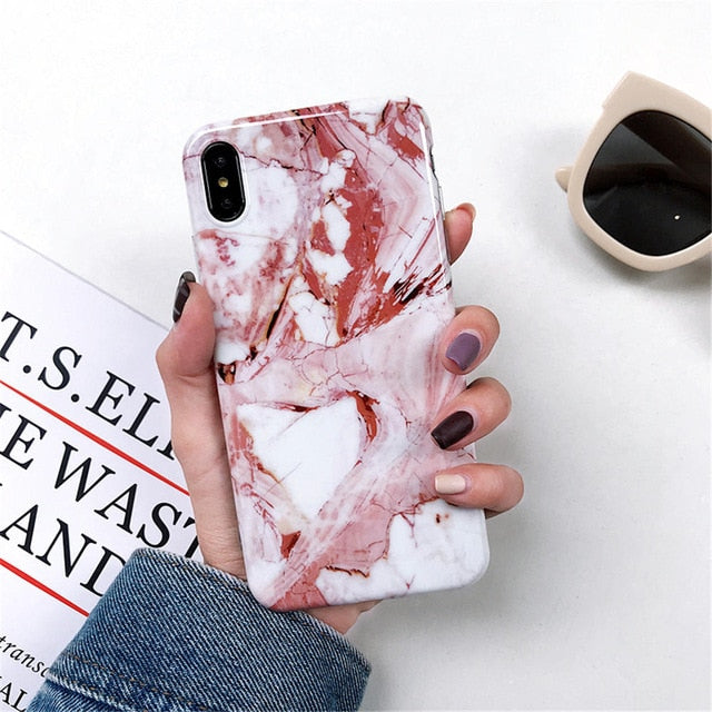 Marble Silicone Phone Case