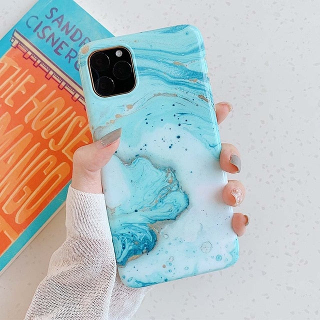 Marble Silicone Phone Case